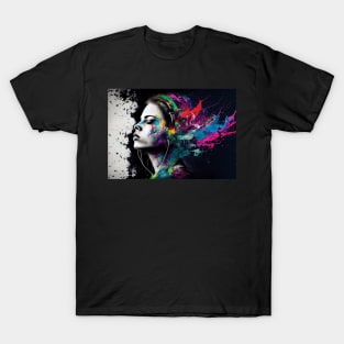 Musical Vibrancy: A Colorful Explosion of Life T-Shirt